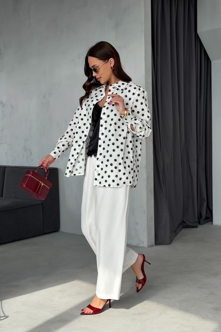 Koszula TND #M194 belyj