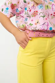 Spodnie TOOK A LOOK & Angelika #AB-020 limon