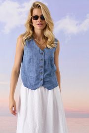 Жилет Barbara Geratti арт. С4739BG джинс