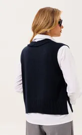Waistcoat Romgil RV0505-ShE5 temno-sinij