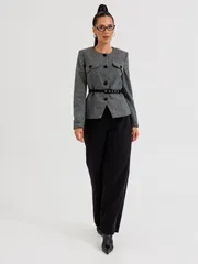Костюм Galean Style арт. 1014 Б серый с черным