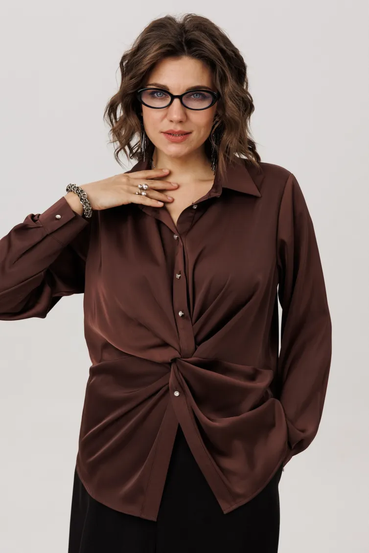 Bluzka Anelli Laurel #1791 ajs brauni