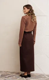 Suit GIZART 5425 mokko muss, shokoladnyj dzhins