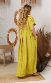 Платье Амулет 9901/164 мимоза