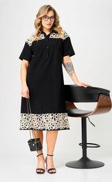 Платье Ava fashion М-193 черный