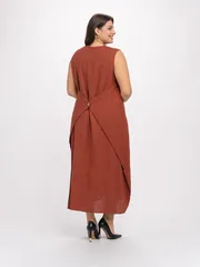 Платье FASHION CENTRE арт. Л-4258/Терракот