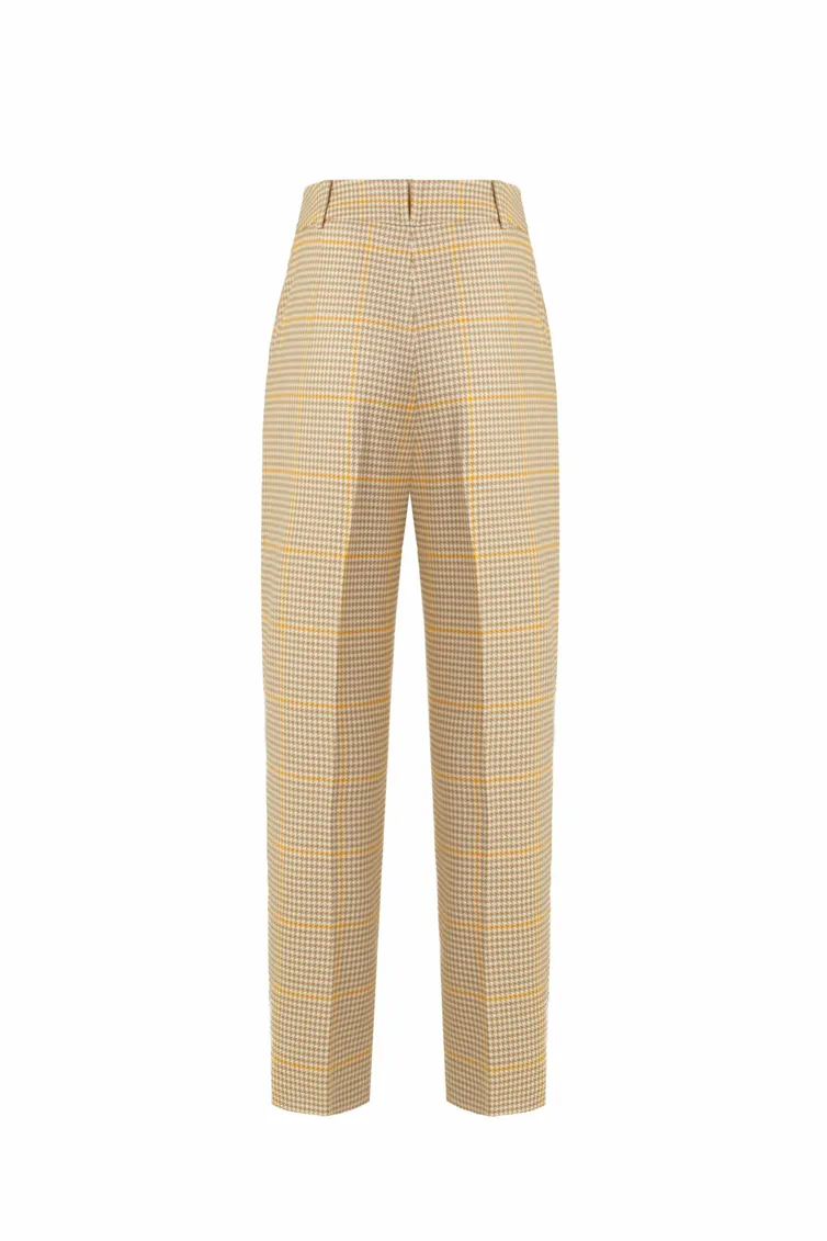 Trousers Elema #3K-12452-1 zhyoltaya kletka 170
