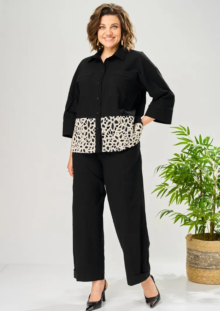 Suit Ava fashion #M-204 chernyj