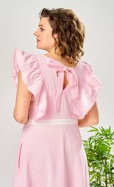 Платье Ava fashion М-200 розовый