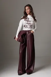 Spodnie Lyushe #4510 bordo