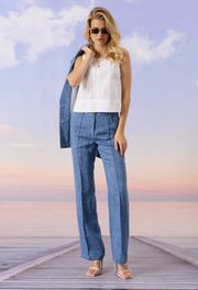 Брюки Barbara Geratti арт. С8382BG меланж синий