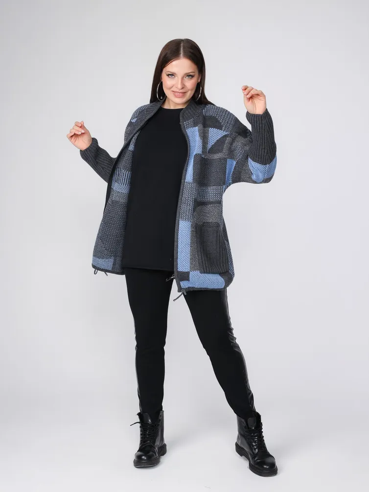 Sweter BONADI #1865 goluboj