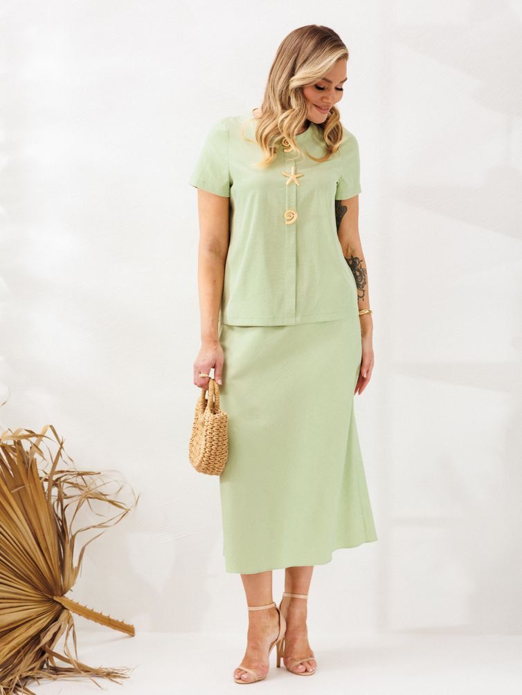 Костюм Мублиз арт. 333 фисташка