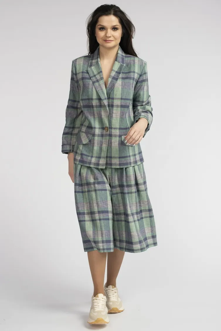 Spodenki FASHION CENTRE #L-3907 zeleno-fioletovyj