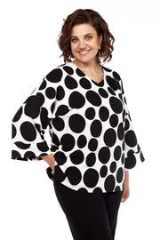 Blouson Abbi #4049 cherno-belyj