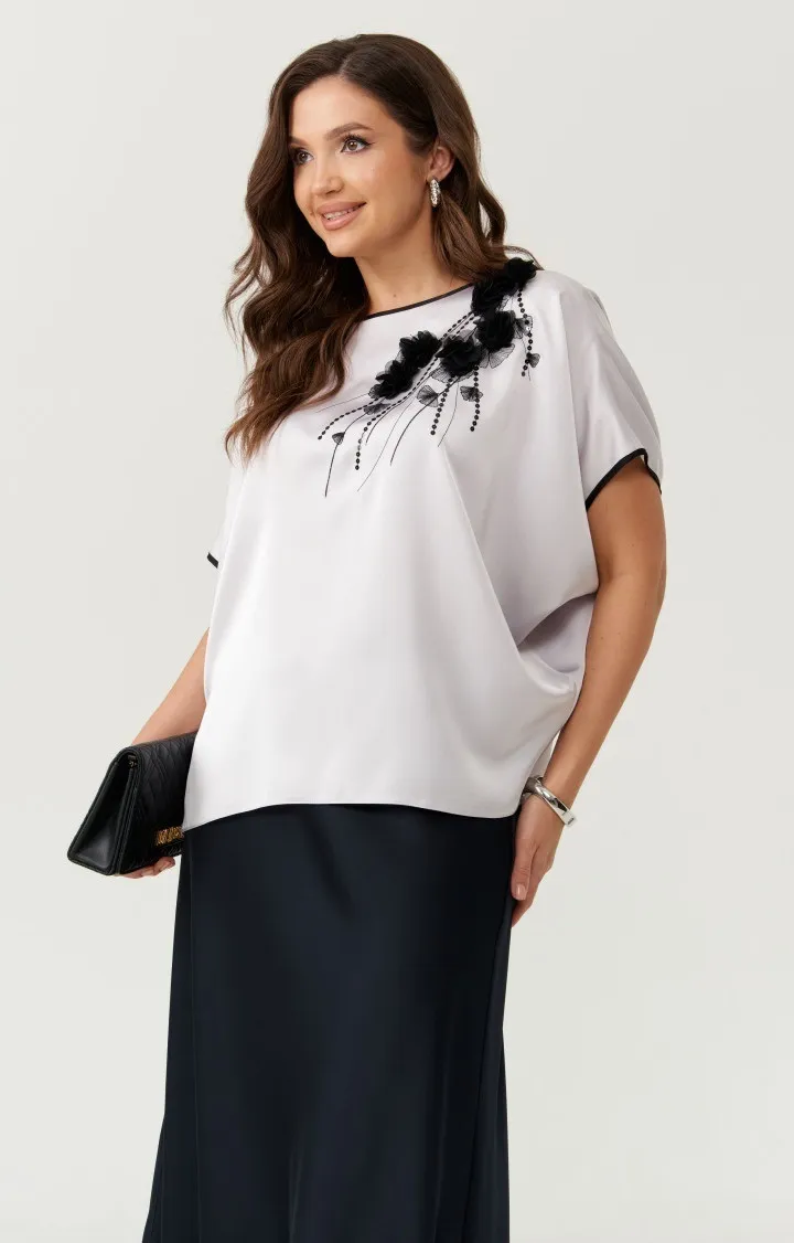 Bluzka PND #84040 serebryanyj