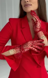 Платье Dilana Vip 2018 красный