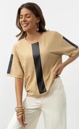 T-Shirt CHARUTTI Pochti lyubov (bezh)