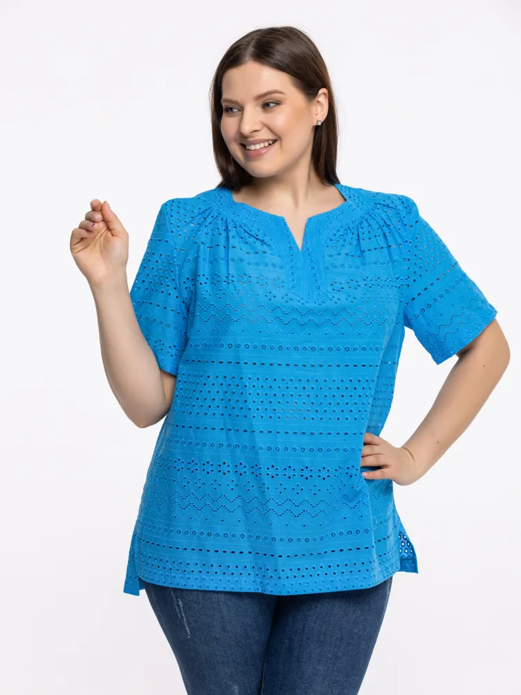 Bluzka Avila #0858 goluboj