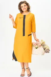 Sukienka Michel Chic #2073/1 gorchichnyj