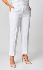 Брюки БелЭльСтиль 586-287 белый джинс