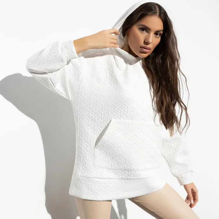 Bluza Z Kapturem CHARUTTI #Modnye struktury