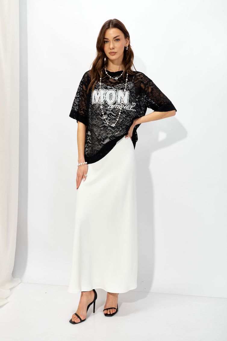 Блуза Люше арт. 4351 черный