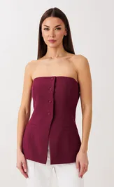 Топ V&N fashion 1120_бордовый