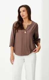 Bluzka PND 85943 mokko