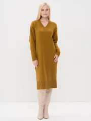 Платье Newvay арт. 9232-92015 горч