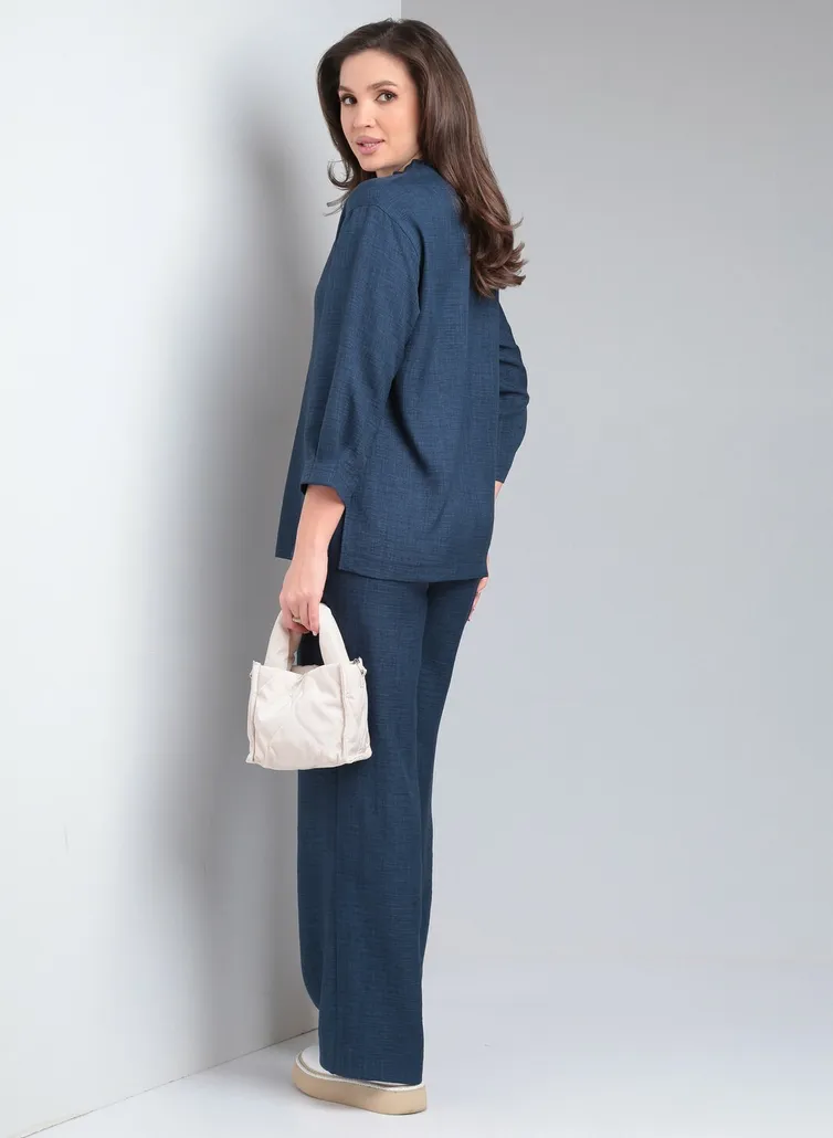 Garnitur Vilena-fashion #889 temno-sinij