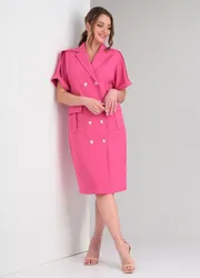 Sukienka Vilena-fashion #812 fuksiya