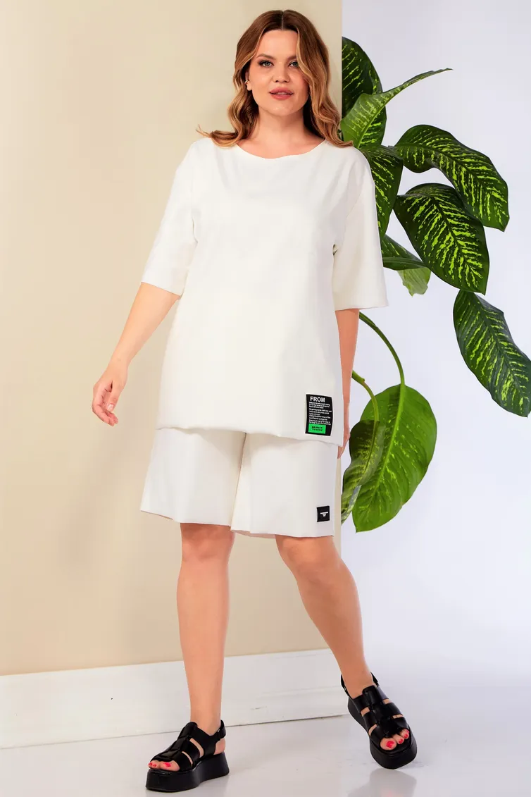 Garnitur Anastasia #1220 molochnyj