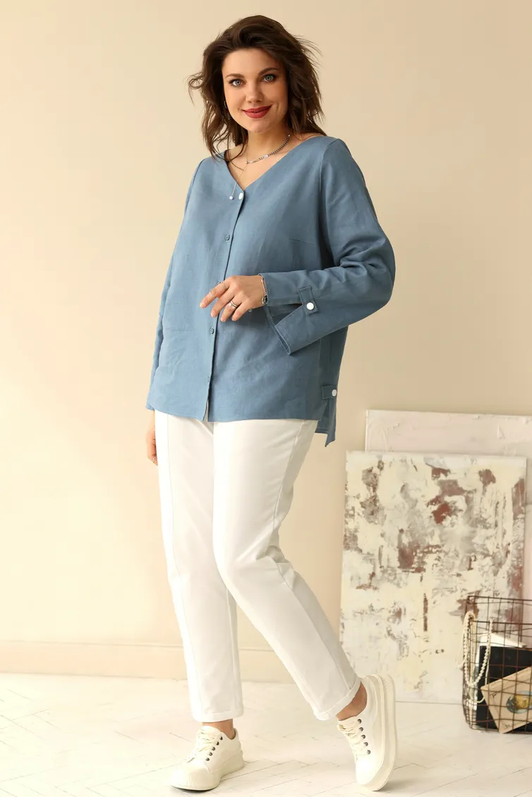 Блуза BegiModa арт. 4041 джинс