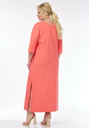 Платье Ava fashion арт. М-065 коралловый