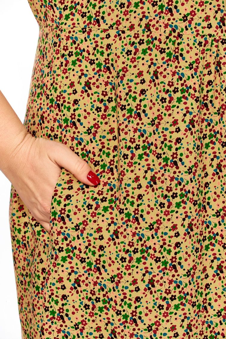 Sukienka LadyThreeStars #2681 yantarnyj