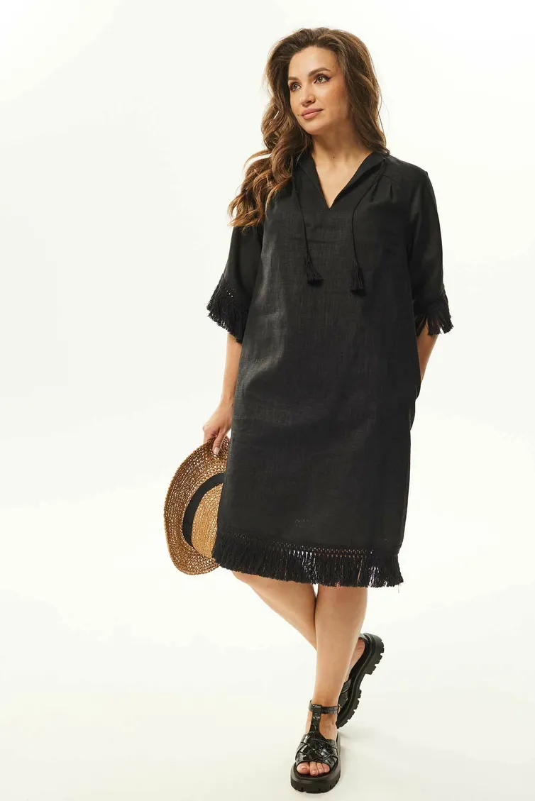 Dress MiSlana #S938 chernyj