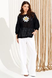 Jumper Elletto Life #13010 chernyj