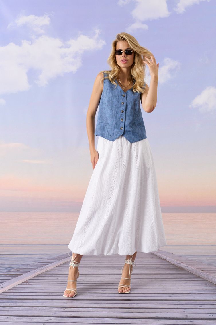 Жилет Barbara Geratti арт. С4739BG джинс