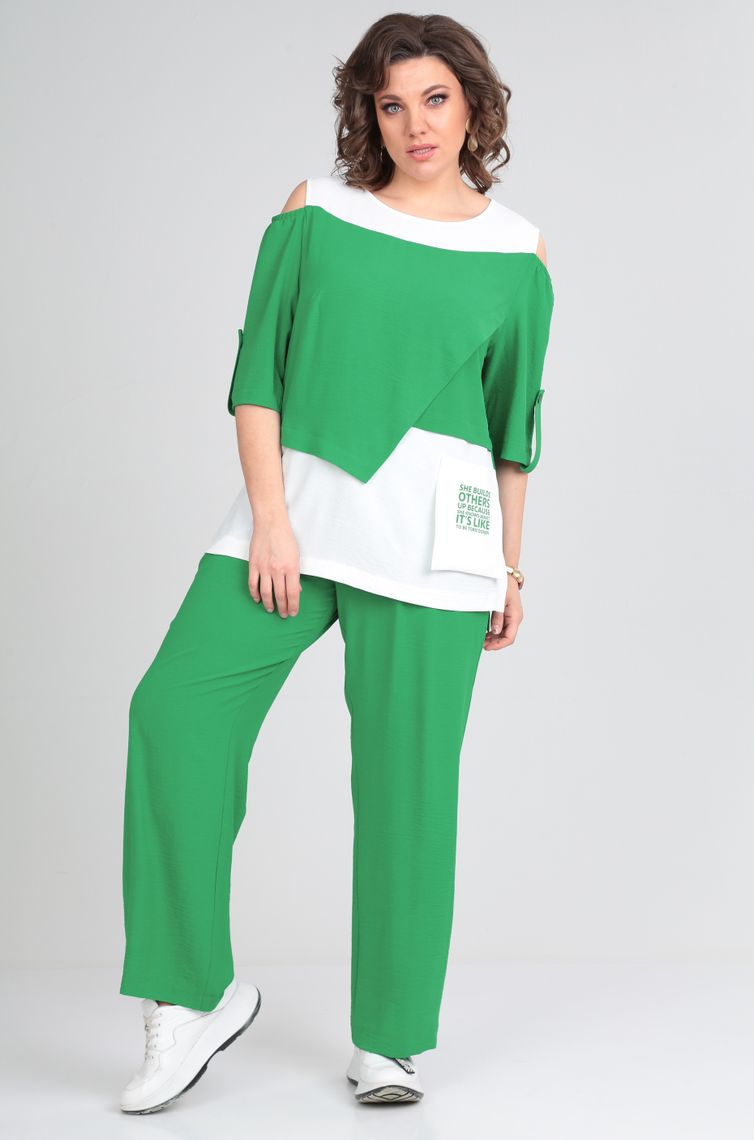 Комплект Rishelie арт. 0887 зел.