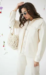 Комплект MiSlana 6494 сливочный двойка