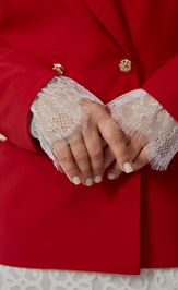 Костюм OVERYOU 244 красный с белым