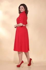 Sukienka Vilena-fashion #642 krasnyj