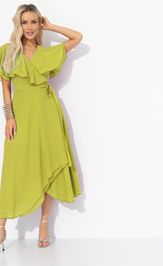 Платье CHARUTTI Счастье влюбленности (салатовое, нью)