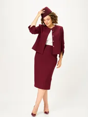Garnitur Vilena-fashion #1126 burgundi