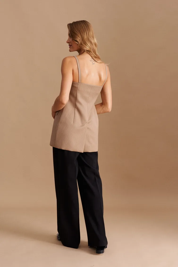 Waistcoat Elletto Life #3768 bezh