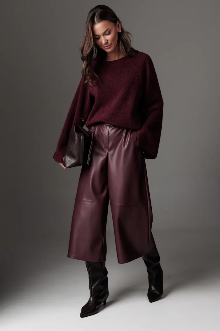 Spodnie Lyushe #4520 bordo