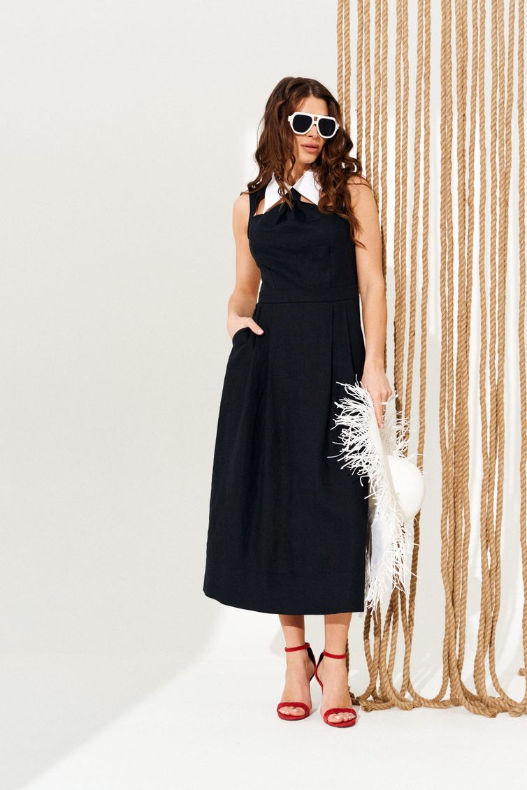 Платье Elletto Life арт. 11129 черный