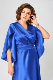 Sukienka Anastasia MAK #1309 lazurno-sinij