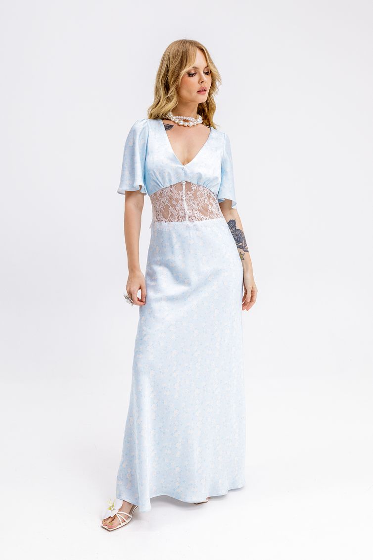 Dress Pirs #6662 goluboj